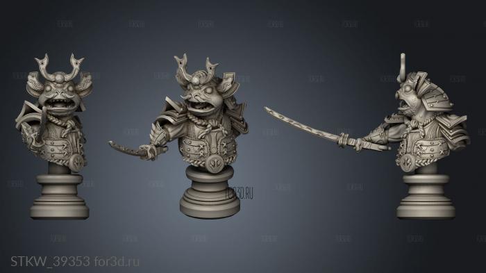 Shogun stl model for CNC