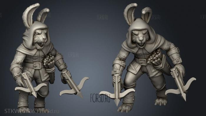 Monster Bunny Double Crossbow 3d stl модель для ЧПУ