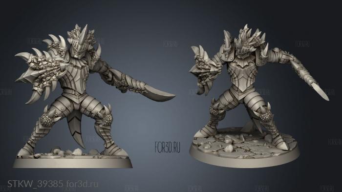 Monster Hunters Azzidesh stl model for CNC