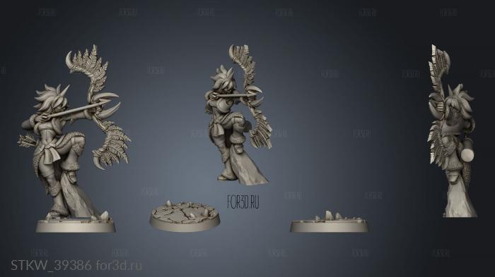 Monster Hunters Kira stl model for CNC