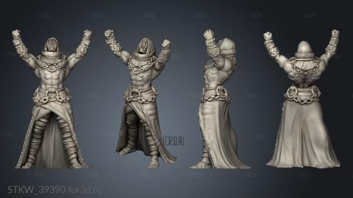 Monster Miniatures Chained Prophet 3d stl модель для ЧПУ