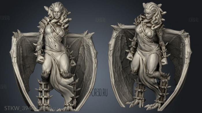 Monster Mini Erinyes stl model for CNC