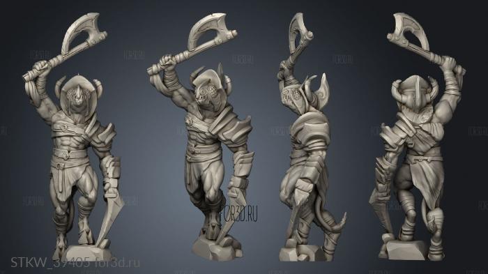 Monster Mini JAN Minotaur Gladiator Helm 3d stl модель для ЧПУ