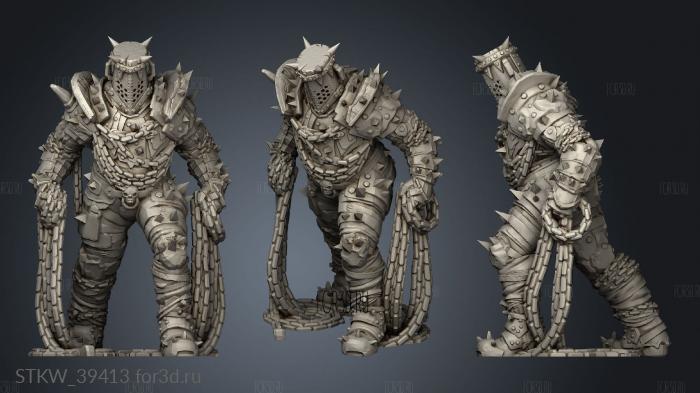 Monster Grave Guardian Base stl model for CNC