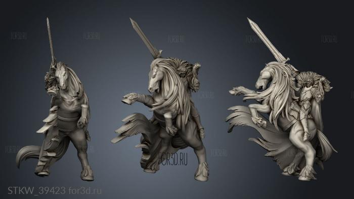 Monster Overlord Prince Ching Mounted Fucking On Horse stl model for CNC