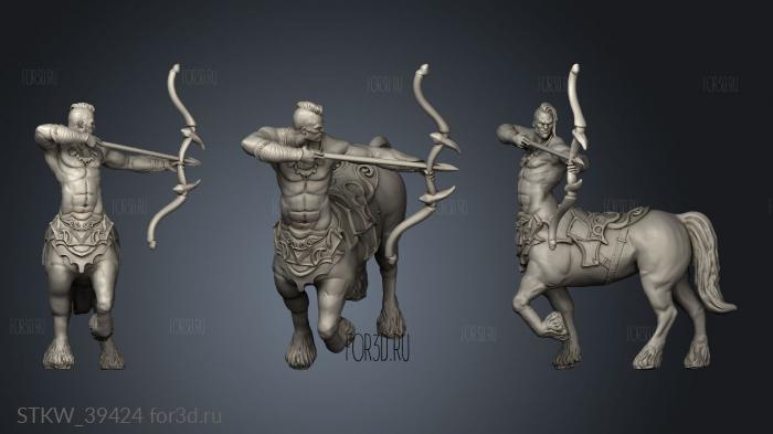 Monster Rampage Centaur Archer stl model for CNC