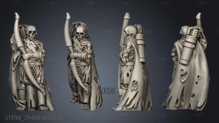 Monster Vault Skeleton Archer stl model for CNC