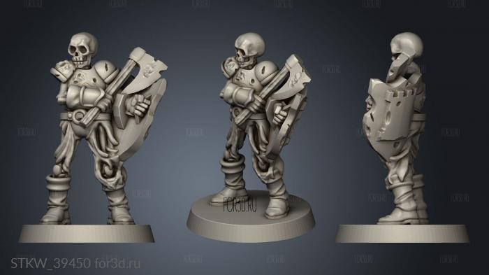 Monster Vault Skeleton Warriors Warrior 3d stl модель для ЧПУ