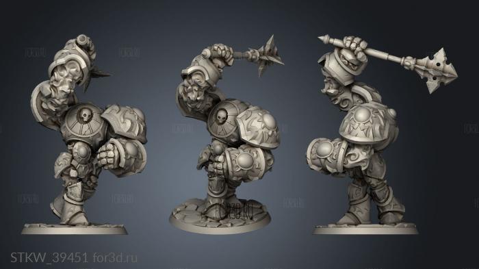 Monsters Celestial Golem Guardian stl model for CNC