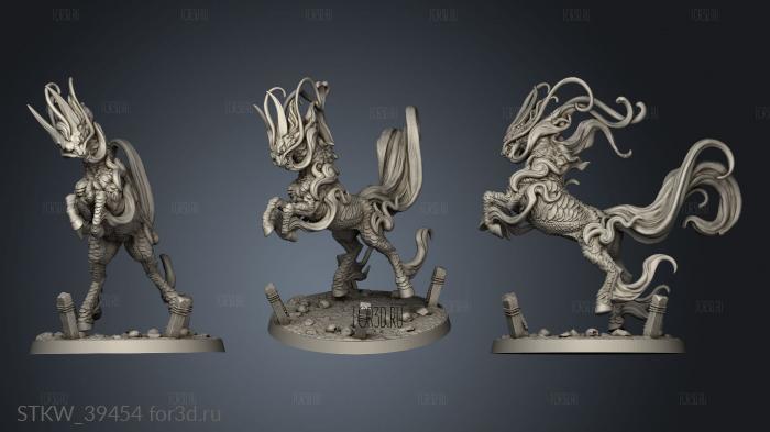 Monsters Kirin stl model for CNC