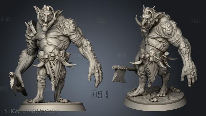 Mountain Troll 3d stl модель для ЧПУ