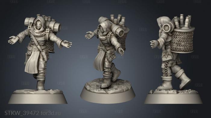 Secret Merchant stl model for CNC