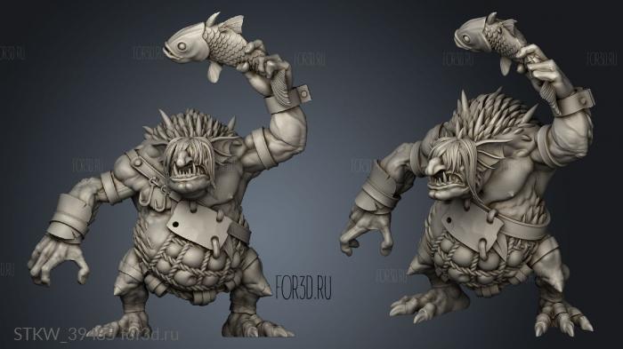 troll 3d stl модель для ЧПУ