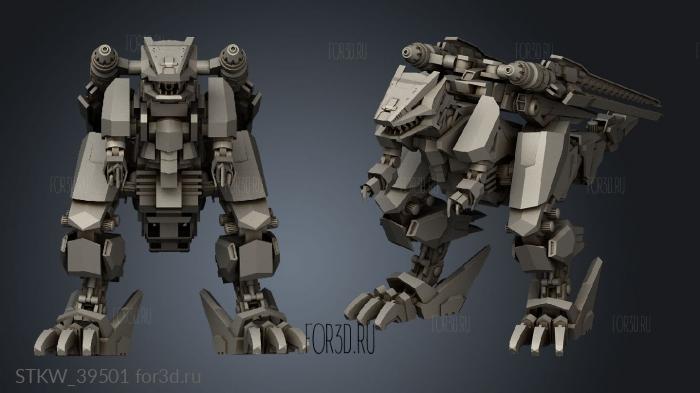 MORE ZOIDS Berserk Fury EXE 3d stl модель для ЧПУ