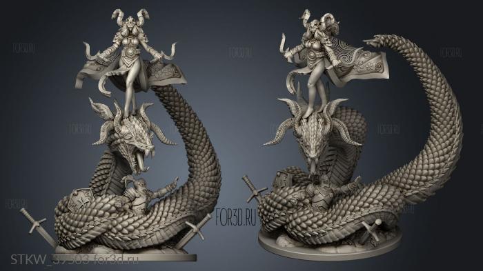 Morgan le Fay 3d stl модель для ЧПУ