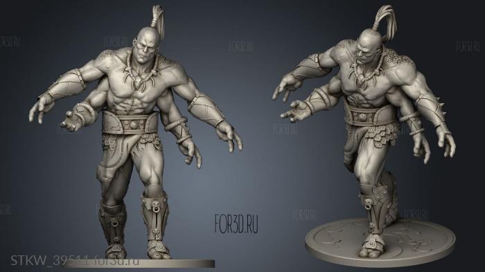 mortal kombat Goro stl model for CNC