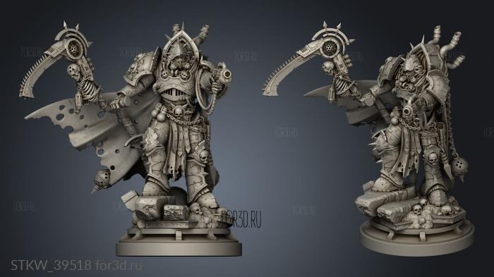 Morty The Death Lord stl model for CNC