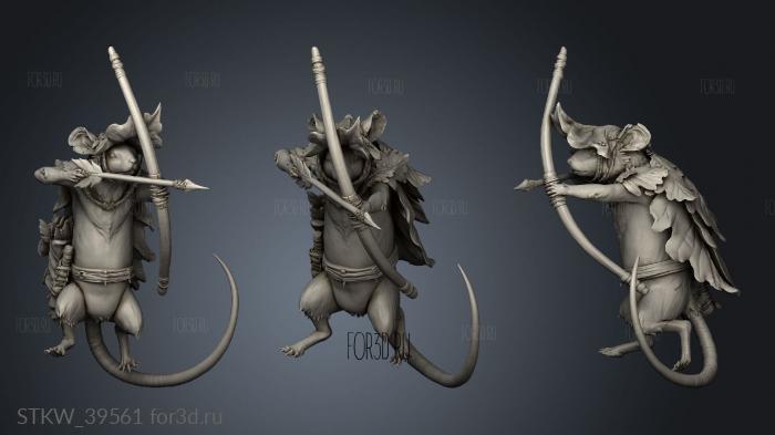 Mouse Bow 3d stl модель для ЧПУ