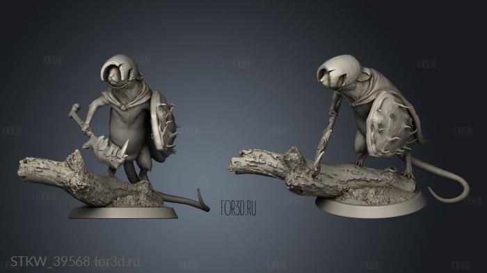 Mouse Look forward Soldier solder 3d stl модель для ЧПУ