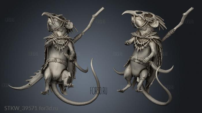 Mouse Look Shaman Bef 3d stl модель для ЧПУ