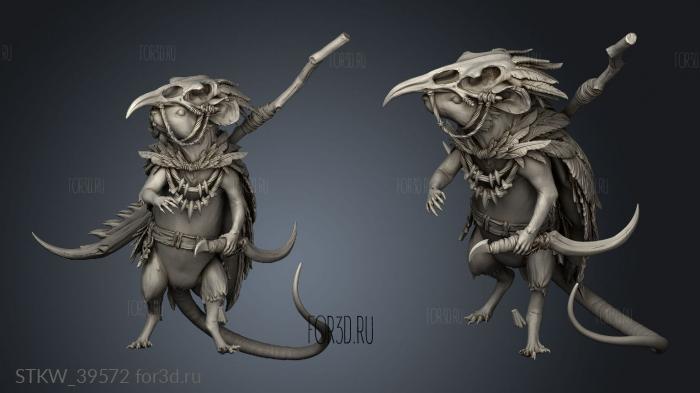 Mouse Look Shaman 3d stl модель для ЧПУ