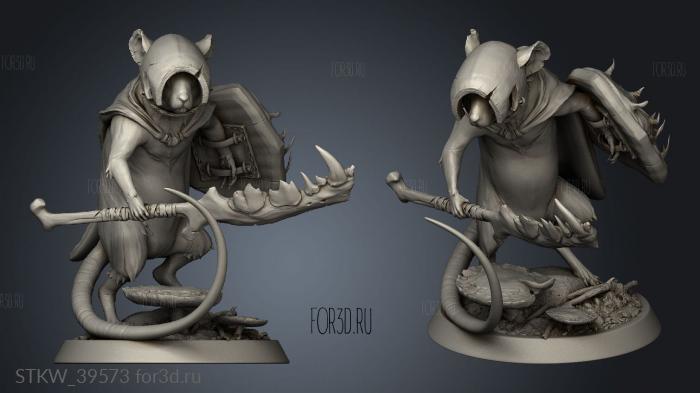 Mouse Look Soldier 3d stl модель для ЧПУ