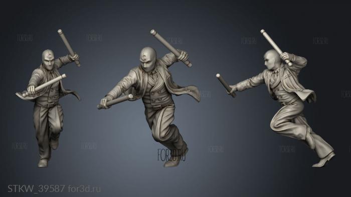 MR Knight Businessman Halfmoon NIGHT 3d stl модель для ЧПУ