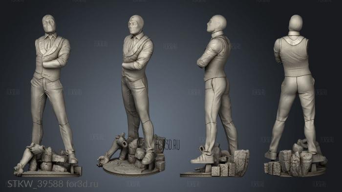 Mr Knight Statue Slim 3d stl модель для ЧПУ