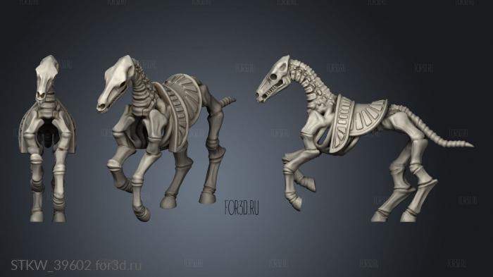 Chariots Horse stl model for CNC