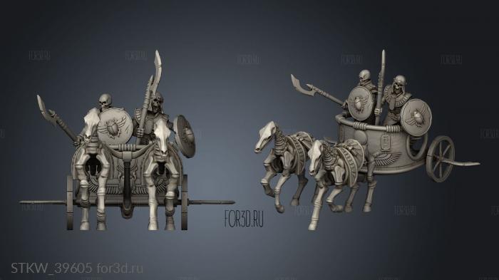 Chariots Warriors stl model for CNC