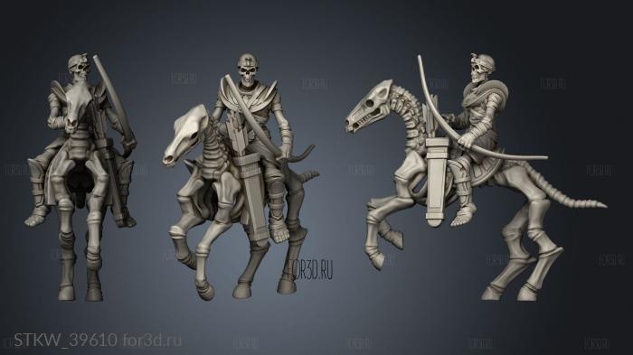 Horse Archers Archer 3d stl модель для ЧПУ