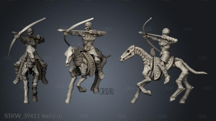 Horse Archers Archer stl model for CNC