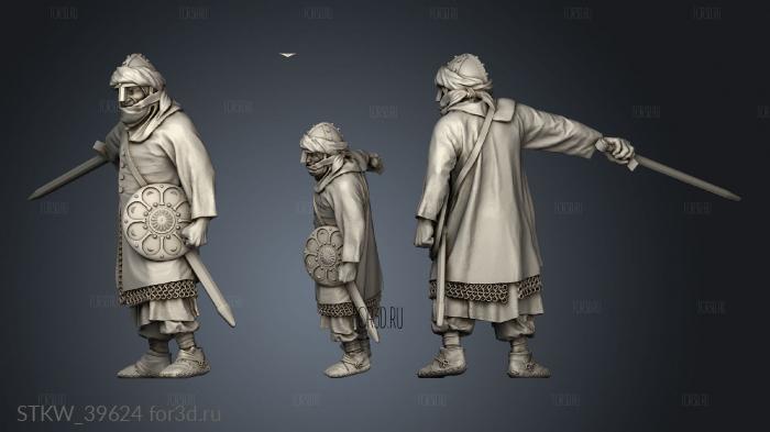 Muhammad ibn Tasufin Almoravid General 3d stl модель для ЧПУ