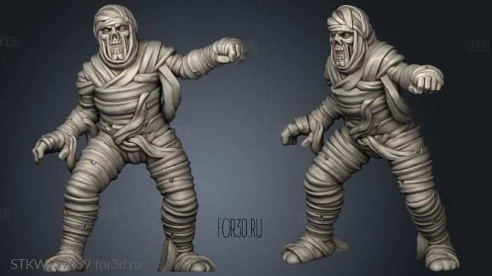 Mummies Monstrous Encounters Mummy 3d stl модель для ЧПУ