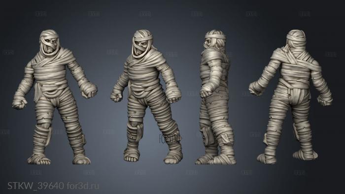 Mummies Monstrous Encounters Mummy 3d stl модель для ЧПУ