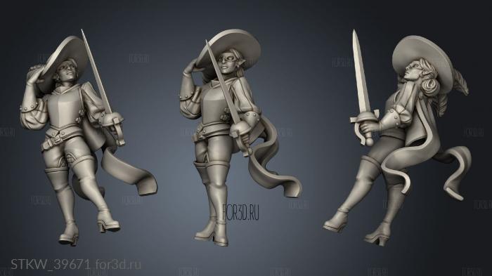 MUSKETEER 3d stl модель для ЧПУ