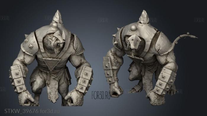 Mutant Rat Bloodseeker 3d stl модель для ЧПУ