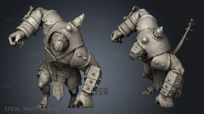 Mutant Rat Bloodseeker 3d stl модель для ЧПУ