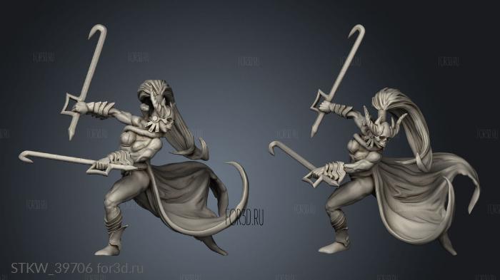 Death Dancers Dancer stl model for CNC