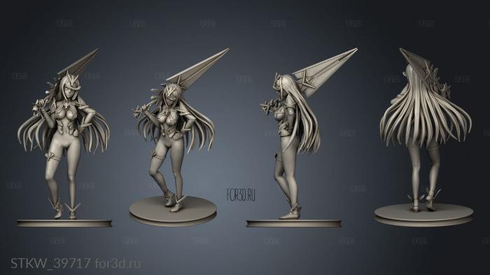 Mythra NSFW Back Hair 3d stl модель для ЧПУ