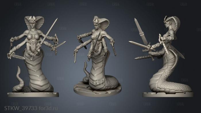 naga queen stl model for CNC