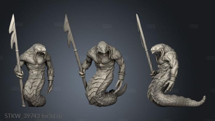 Nagas 3d stl модель для ЧПУ