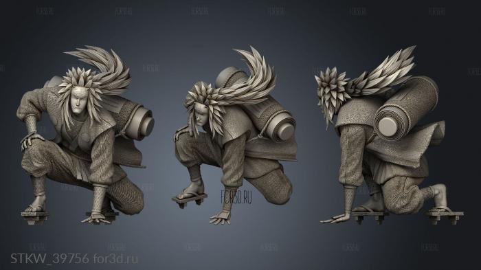 Naruto Jiraiya MAH 3d stl модель для ЧПУ