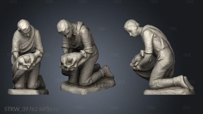 Nativities shepherd sheep 3d stl модель для ЧПУ