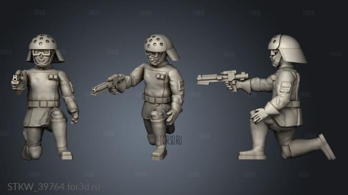 Navy Trooper stl model for CNC