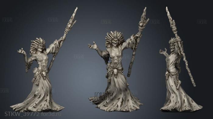 necralia the lich queen 3d stl модель для ЧПУ