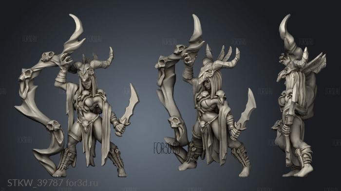 Necromancer Tribe Blood Heroine Sacrificial Pit 3d stl модель для ЧПУ