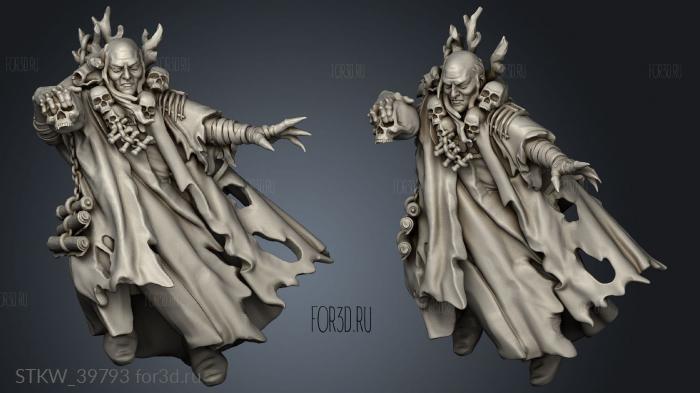 NECROMANCERS NECROMANCER ON FOOT NECROMANCER 3d stl модель для ЧПУ