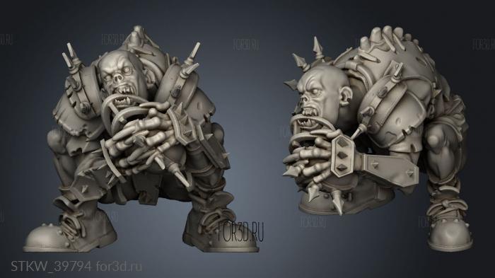 Necromantic Undead Ghouls ghoul 3d stl модель для ЧПУ