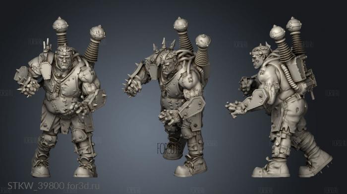 Necromantic Undead Golems Star Frank BIG 3d stl модель для ЧПУ